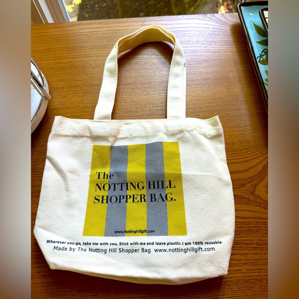 Adorable Mini 8” x 10” Notting Hill Tote Bag, Double Sided, NWOT
